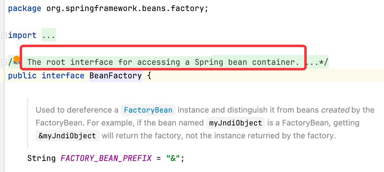 BeanFactory